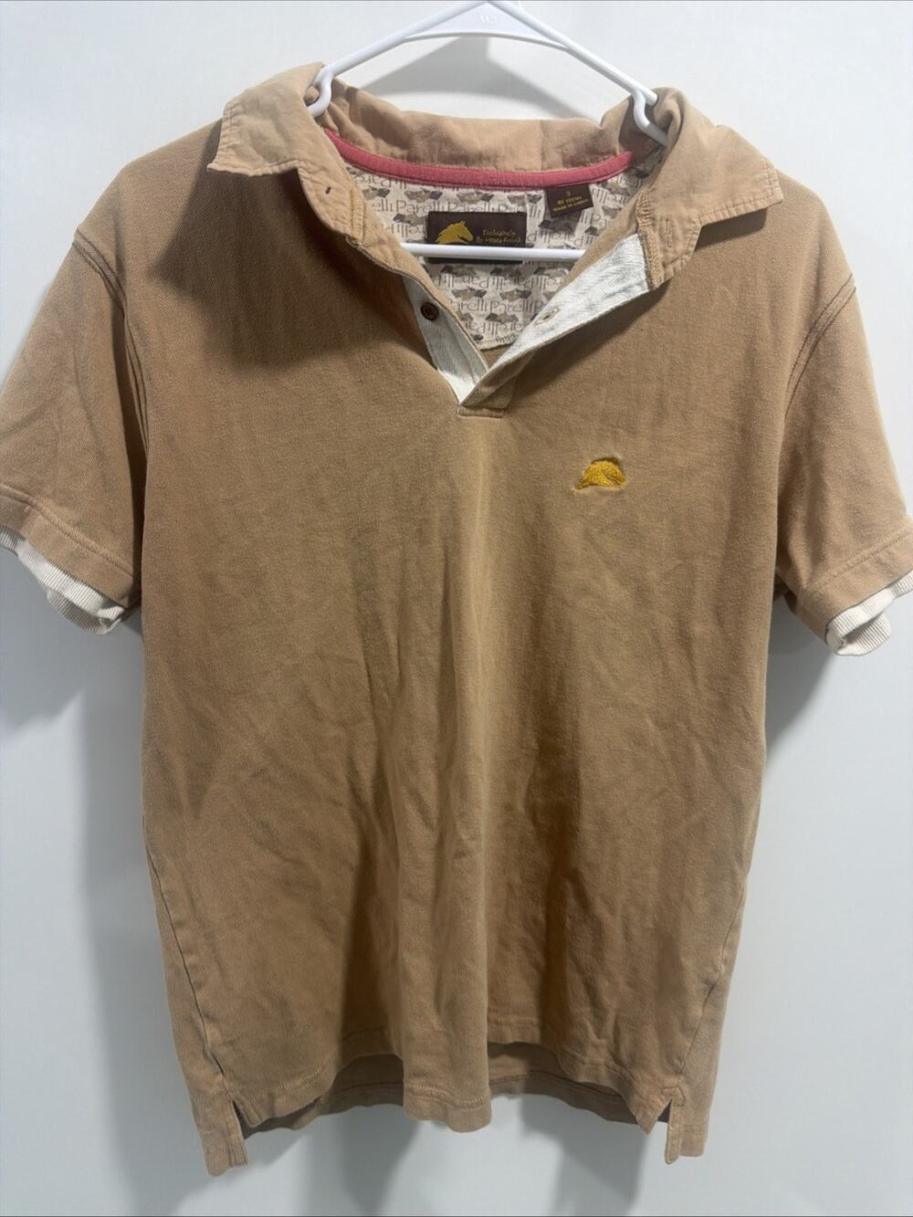 Parelli Collection Men's Short Sleeve Polo Horse Logo Western Rodeo Shirt Size S
